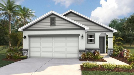New construction Single-Family house 8817 Clear View St, Parrish, FL 34219 plan Allex - image