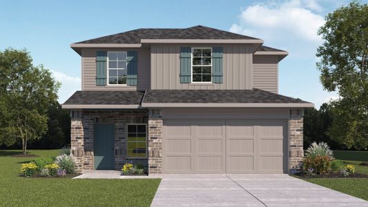New construction Single-Family house 13407 Eppright Trce, Manor, TX 78653 plan The Florence - image