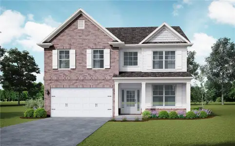 New construction Single-Family house 3946 Lockaby Wy, Lawrenceville, GA 30044 plan Lakewood - image