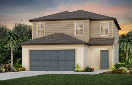 New construction Single-Family house 10541 Hidden Banks Glen, Parrish, FL 34219 Hamden- photo 0