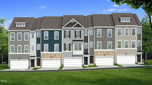 New construction Townhouse house 6040 Dunzo Dr, Raleigh, NC 27617 - image