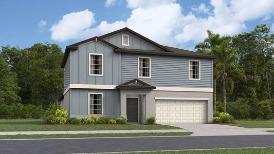 New construction Single-Family house 13145 Merlot Sunstone Cove, Parrish, FL 34219 Raleigh- photo 0