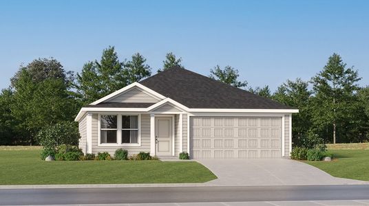 New construction Single-Family house 100 Sydney St, Maxwell, TX 78656 plan Newlin - image