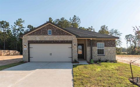 New construction Single-Family house 14453 High Hill Drive, Conroe, TX 77303 Sabine- photo 0