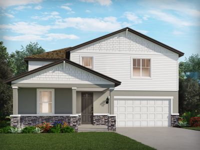 New construction Single-Family house 1673 Coolridge Pl, Zephyrhills, FL 33541 plan Lotus - image