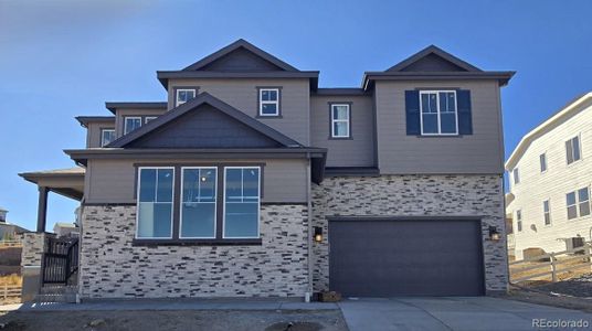 New construction Single-Family house 1658 Fox Trotter Pt, Castle Rock, CO 80104 Keystone II- photo 0