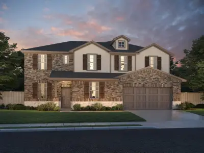 New construction Single-Family house 171 Shumard Peak Cv, Dripping Springs, TX 78620 plan The Frontier (C560) - image