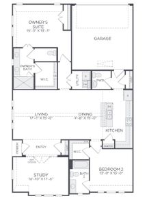 New construction Townhouse house 9420 Laurel Wreath Dr, Forney, TX 75126 plan elizabeth - image