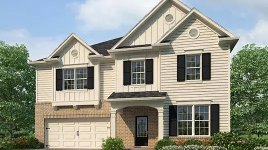 New construction Single-Family house 256 Grandview Dr, Dawsonville, GA 30534 plan Halton - image