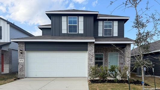 New construction Single-Family house 1576 Agave Cellar, New Braunfels, TX 78130 plan The Hanna - image