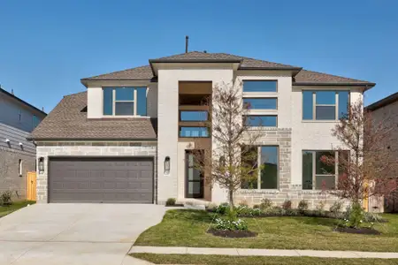 New construction Single-Family house 213 Crownbeard St, Georgetown, TX 78633 plan The Collins - image
