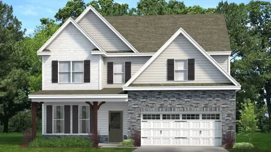 New construction Single-Family house 1325 Jasmine View Wy, Knightdale, NC 27545 plan Olivia - image