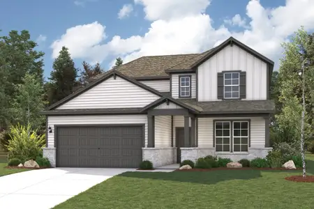 New construction Single-Family house 8427 Monorail, Fulshear, TX 77441 plan Lassen - image