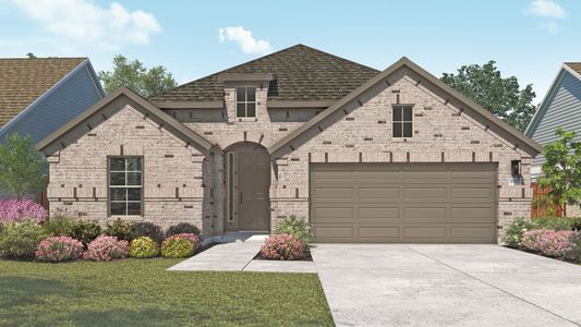 New construction Single-Family house 1005 Blanket Flower Dr, Georgetown, TX 78628 plan Oleander - image