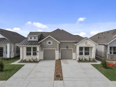 New construction Townhouse house 5247 Celestial, Manvel, TX 77578 plan Carriagehouse - Single Story Villas - image