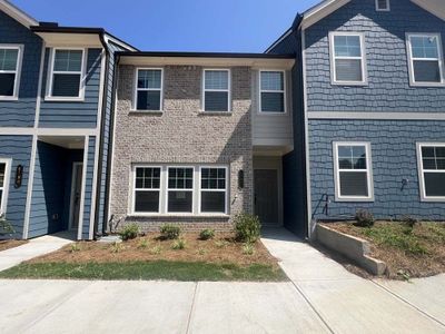 New construction Townhouse house 4137 Kingsbere Way, Douglasville, GA 30135 Calliope Homeplan- photo 0