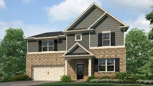 New construction Single-Family house 130 Landsdowne Wy, Cartersville, GA 30120 plan HALTON - image