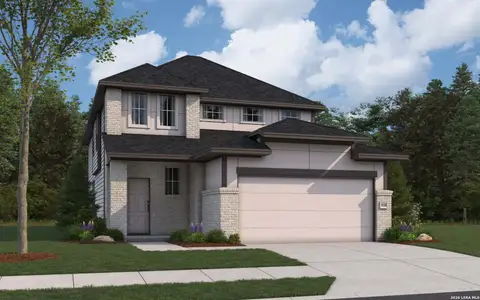 New construction Single-Family house 8542 Merlin Cv, San Antonio, TX 78222 plan Linden - image