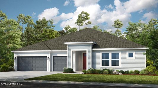 New construction Single-Family house 3567 Melcon Farms Way, Jacksonville, FL 32223 Navarino- photo 0