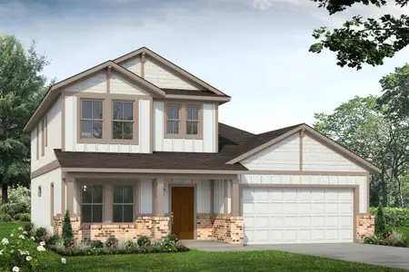 New construction Single-Family house 209 Gus Lp, Georgetown, TX 78626 plan Rancho San Gabriel 2051 - image