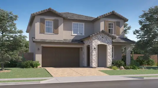 New construction Single-Family house 18657 W Silverwood, Goodyear, AZ 85338 plan Ashby Plan 3547 - image