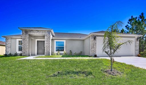 New construction Single-Family house 2939 Tishman Road SE, Palm Bay, FL 32909 The Capri- photo 0 0