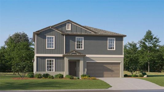 New construction Single-Family house 34717 Kircher Drive, Zephyrhills, FL 33541 Raleigh- photo 0