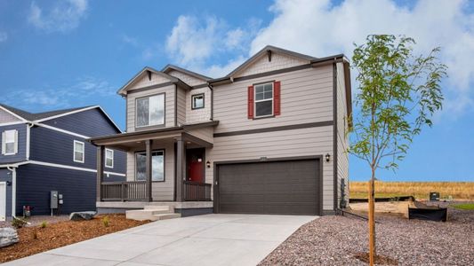 New construction Single-Family house 43087 Trenton Gulch Trl, Elizabeth, CO 80107 plan Holcombe - image