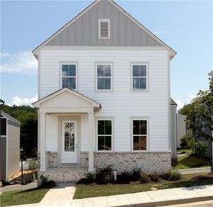 New construction Single-Family house 1351 Creek View Ln Nw, Atlanta, GA 30318 The Camile- photo 0