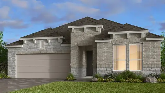 New construction Single-Family house 125 Basketflower Ln, Georgetown, TX 78633 plan Dovetail - image