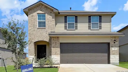 New construction Single-Family house 248 Violet Sylph, San Antonio, TX 78253 plan The Grace - image
