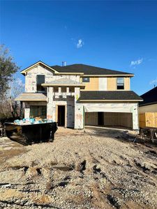 Currently under construction. Front features a covered front porch, two car garage and double wide driveway.