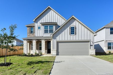 New construction Single-Family house 403 Nottabi Rd, Adkins, TX 78101 plan Jordan - image