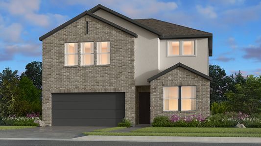 New construction Single-Family house 1315 N Yellow Rose Ct, Tomball, TX 77375 plan Verbena - image