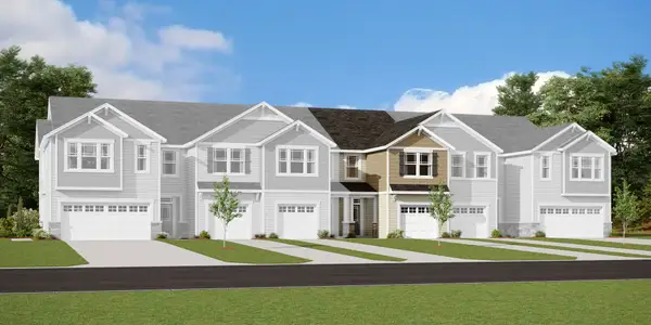 New construction Fourplex house 7305 Hodges Meadow Ln, Charlotte, NC 28213 plan Amira - image