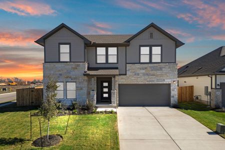 New construction Single-Family house 251 Red Tail Hawk Ln, Cedar Creek, TX 78612 plan Donley - image