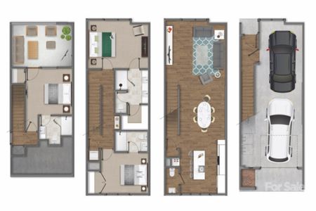 New construction Townhouse house 421 Devender Ln Ne, Unit 2, Charlotte, NC 28217 - image 4