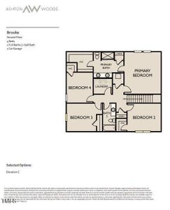 Brooke Floor Plan 2nd Story - 115