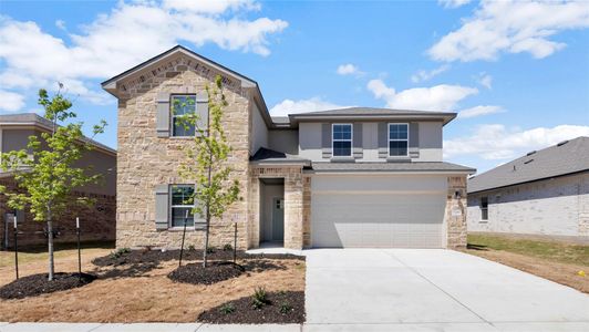 New construction Single-Family house 1905 Crowned Eagle Pass, Leander, TX 78641 The Mitchell- photo 0 0