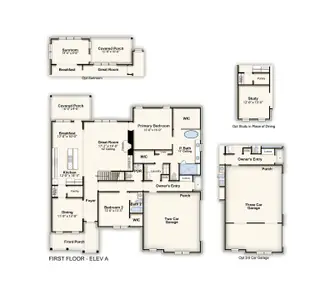 New construction Single-Family house 5796 Milton Wilson Blvd, Arlington, TN 38002 plan Rhodes - image