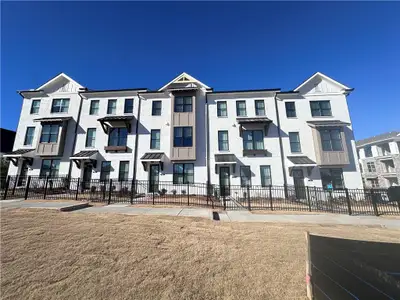 New construction Townhouse house 522 Healy Dr, Unit 66, Cumming, GA 30040 Glendale- photo 0