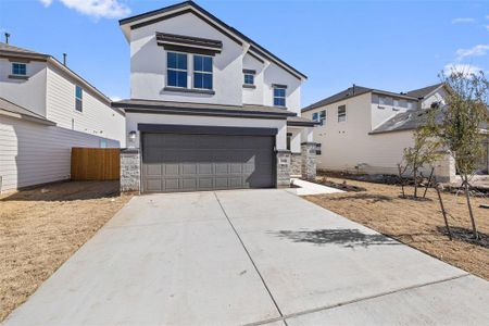 New construction Single-Family house 209 Comet Pointe Drive, Georgetown, TX 78628 Aurora- photo 0