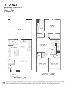 New construction Townhouse house 3857 Willow Bough Ln, Prosper, TX 75078 plan Aurora Old World - image 3