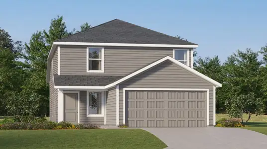 New construction Single-Family house 14906 Azzurro Stone, Elmendorf, TX 78112 plan Morrow - image