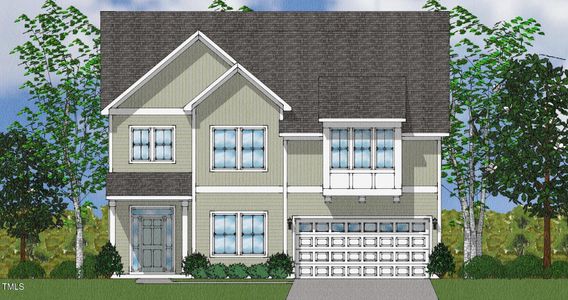 New construction Single-Family house 130 S Maple Walk Drive, Unit 175, Garner, NC 27529 Saluda- photo 0