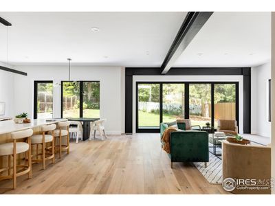 Open kitchen to living room.