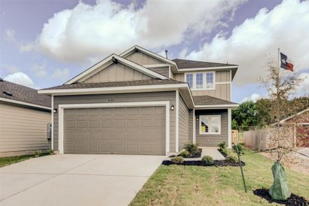 New construction Single-Family house 609 Yellow Ribbon Trl, Jarrell, TX 76537 Walker- photo 0 0