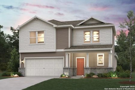 New construction Single-Family house 8123 Champion Crk, San Antonio, TX 78252 plan Frio - 2165 - image