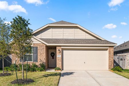 New construction Single-Family house 24214 Breckenridge Pass Lane, Hockley, TX 77447 Knightley- photo 0