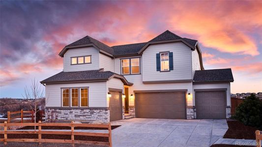 New construction Single-Family house 16968 Black Rose Place, Parker, CO 80134 Roxborough- photo 0